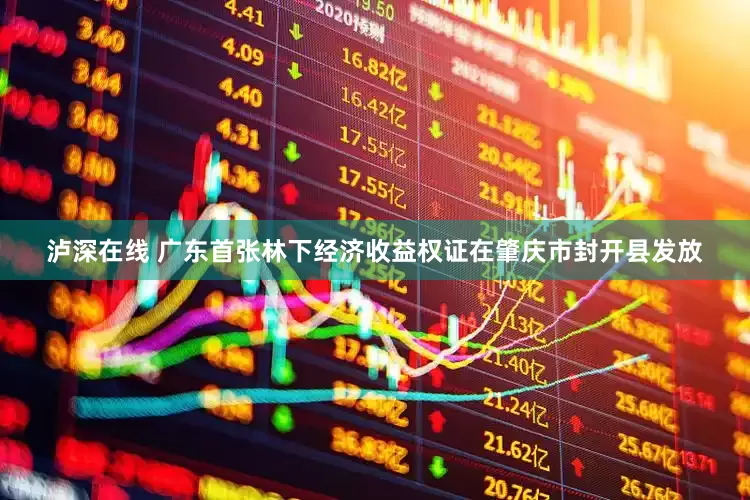 泸深在线 广东首张林下经济收益权证在肇庆市封开县发放